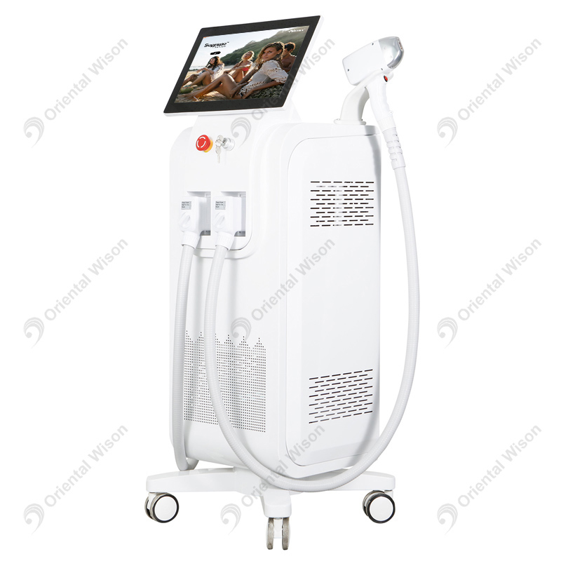 Klinik Peremajaan Kulit 1200W 1600W Diod Laser 808nm