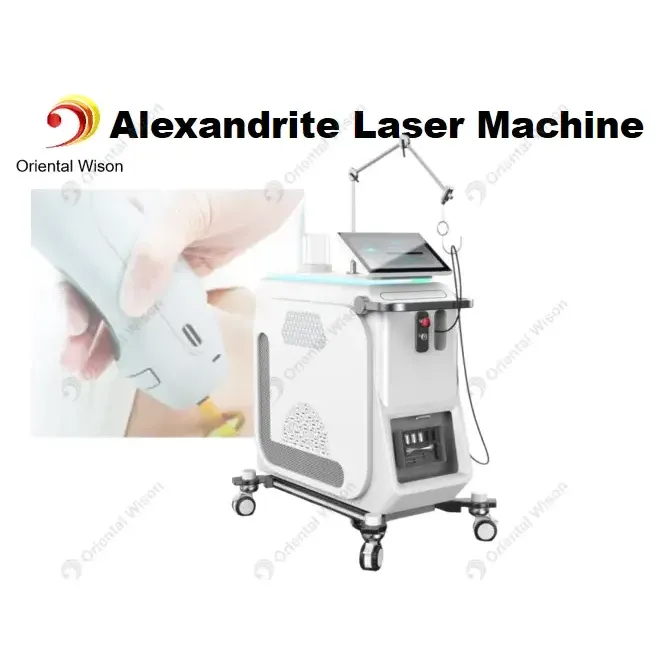 Mesin Kecantikan Pembuangan Bulu Laser Alexandrite 15 inci