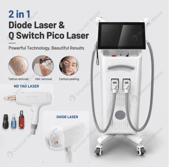 Laser Diod 2 dalam 1 & Laser Pico Suis Q