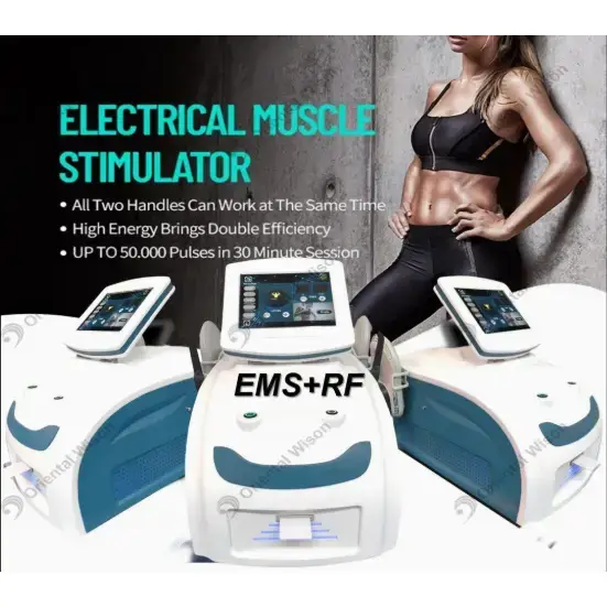 EMS Muscle Stimulation+RF Body Shaping Beauty Machine